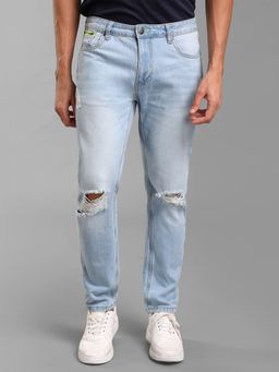 Kazo - Rugged Slim Fit Denim Blue