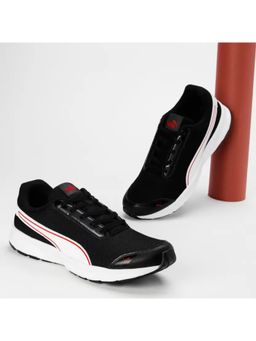 Puma - Men Kuiper Black White High Risk Red Running Shoes