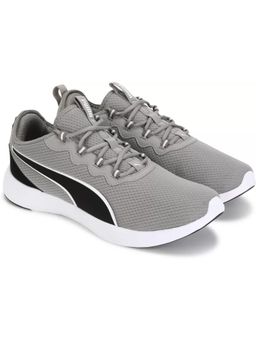 Puma - Men Softride Ultra Snug Concrete Grey Black White Running Shoes