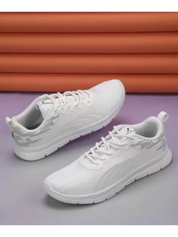Puma - Men Ultragrip White Warm White Black Running Shoes