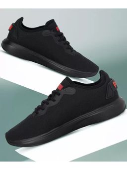 Puma - Men Adult Softride Cruise Black High Risk Red Walking Shoes