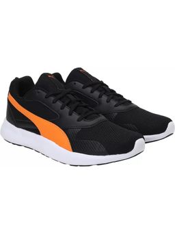 Puma - Men Firefly Black Vibrant Orange Walking Shoes