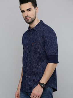 Levi's - Men Blue Collar Neck Shirt