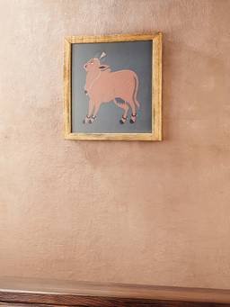 Fabindia - Orange Sukha Wooden Painting