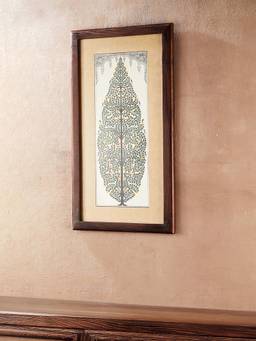 Fabindia - Green Chirta Kalamkari Wooden Painting