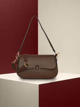 ESBEDA - Brown Belleza Sling Bag with Detachable Strap