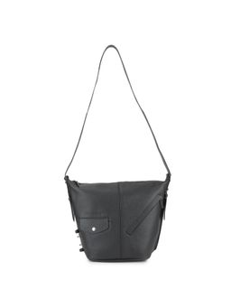 WOODLAND - Casualwear Black Leather Handbag