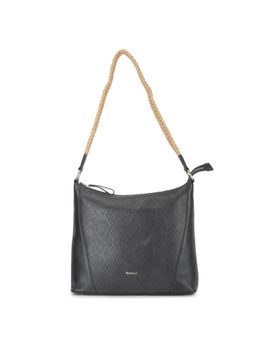 WOODLAND - Casualwear Black Leather Handbag