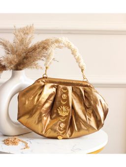 BOXWISH BY BHUMIKA - Copper Envelope Clutch