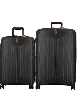 JUMP - Evae Black Hard Trolley Bags (Pack of 2)