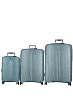 JUMP - Evae Blue Hard Trolley Bags (Pack of 3)