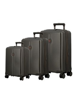 JUMP - Hendaye Black Hard Check-In Trolley Bags (Pack of 3) (L)