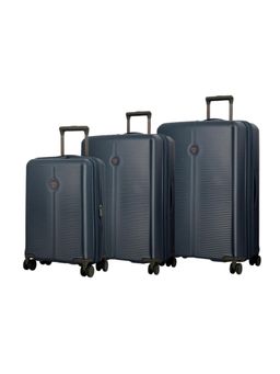 JUMP - Hendaye Navy Blue Hard Check-In Trolley Bags (Pack of 3)