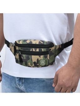 WOODLAND - Green Camouflage Travel Organizer Belt Bag
