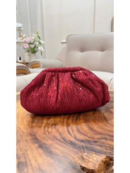BOXWISH BY BHUMIKA - Red Embellished Clutch