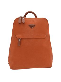 JUMP - Orange Uppsala Flat Soft Terracotta Tan Backpack (S)