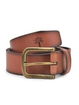 WOODLAND - Tan Leather Belt for Men