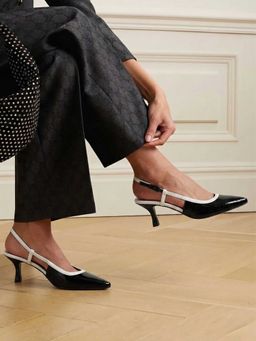 Lemon & Pepper - Women Black Kitten Heels