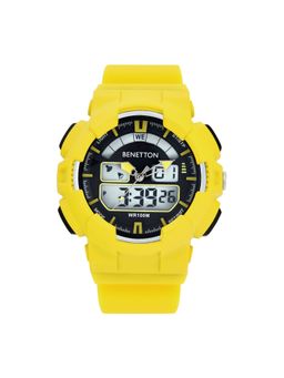United Colors of Benetton - Unisex Round Resin Dial Digital Analog Watch - UWUCG0603 (M)