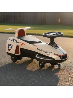 StarAndDaisy - Grey Plastic Ride On Swing Car