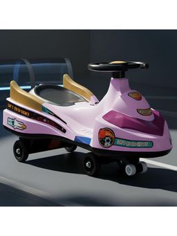 StarAndDaisy - Purple Plastic Ride On Swing Car