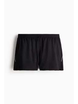 H&M - Men Black Lightweight Quick Dry Running Shorts