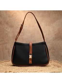 ROCIA - By Regal Black Women Casual Shoulder Bag