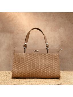 ROCIA - By Regal Beige Women Textured Handbag