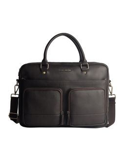 Gauge Machine - Unisex 16 Brown Laptop Messenger Bag