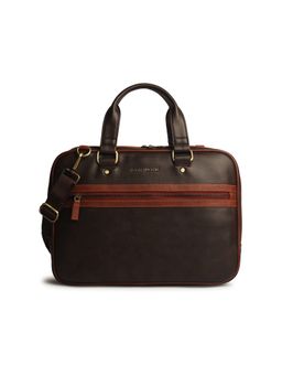 Gauge Machine - Unisex 16 Brown Laptop Messenger Bag