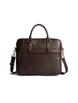 Gauge Machine - Unisex 16 Brown Messenger Laptop Bag