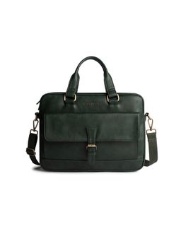 Gauge Machine - Unisex 16 Green Laptop Messenger Bag