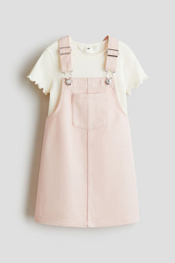 H&M - Girls Orange 2-Piece Cotton Set