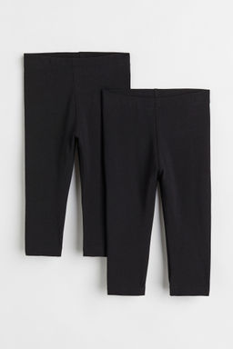 H&M - Boys 2-Pack Cotton Leggings