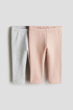 H&M - Boys 2-Pack Cotton Leggings With Brushed Inside