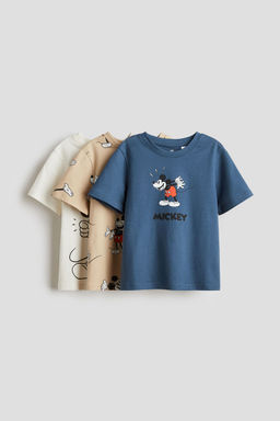 H&M - Boys 3-Pack Printed T-Shirts
