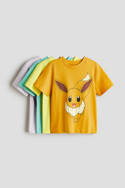 H&M - Boys 4-Pack Printed T-Shirts