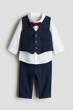 H&M - Boys Blue 4-Piece Dressy Set