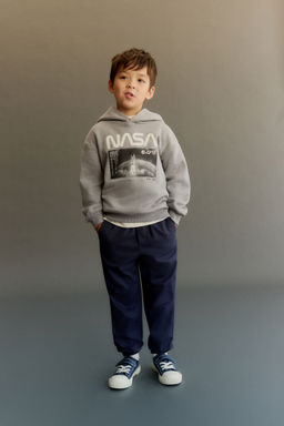 H&M - Boys Blue Twill Joggers