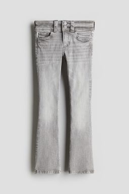 H&M - Girls Grey Bootcut Low Jeans