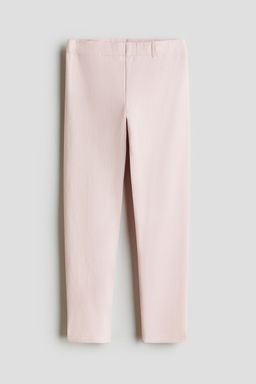 H&M - Girls Pink Brushed-Inside Leggings