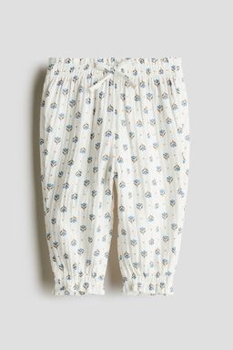 H&M - Girls White Pull-On Trousers