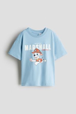 H&M - Boys Blue Printed T-Shirt