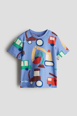 H&M - Boys Blue Printed T-Shirt