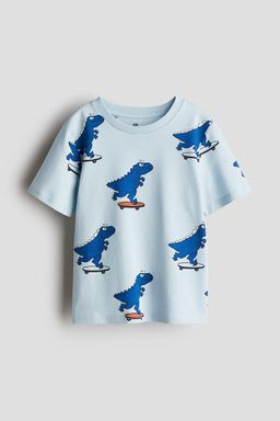 H&M - Boys Blue Printed T-Shirt