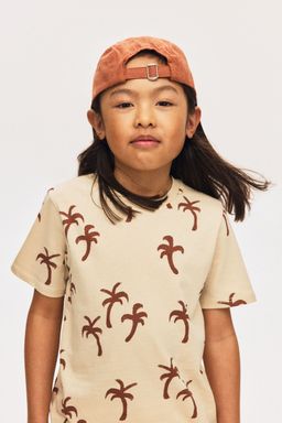 H&M - Boys Beige Printed T-Shirt