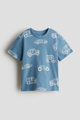 H&M - Boys Blue Printed T-Shirt