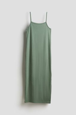 H&M - Girls Green Jersey Slip Dress