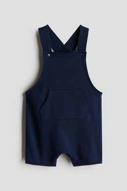 H&M - Boys Blue Sweatshirt Dungaree Shorts