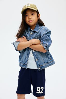 H&M - Boys Blue Printed Sweatshorts